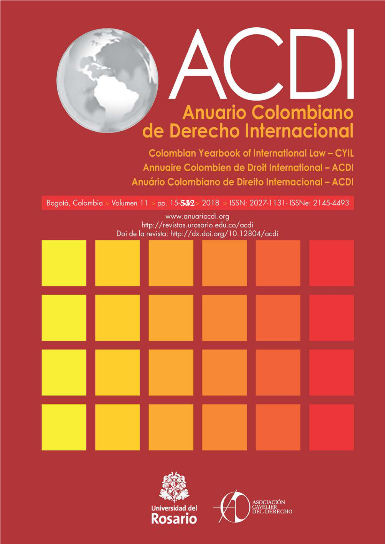 ACDI: Anuario Colombiano de Derecho Internacional 11